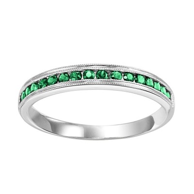 10K Emerald Mixable Ring