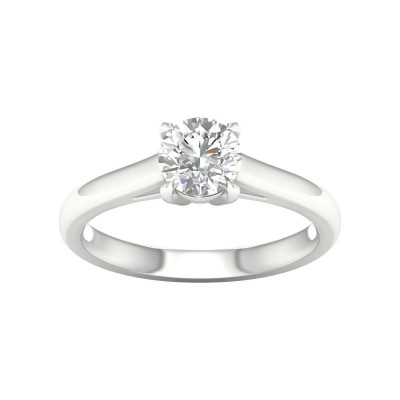 14KW 1ct Round Solitaire Ring